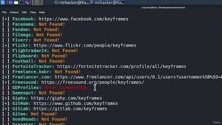 Finding Usernames With Sherlock 🖥️ Reconnaissance & Information Gathering 3.7