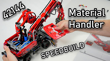 LEGO 42144 Speedbuild | LEGO Material Handler | Speed Build 42144 LEGO Technic 2022 | LEGO Pneumatic