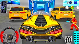 New Yellow Lamborghini & Carnival car For Washing -  3D Driving Class 2026 - Android iOS Gameplay screenshot 4