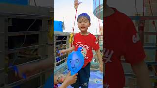 Anaya Popping Crying water Balloon 😂 #shorts #youtubeshorts #trending #shortsfeed