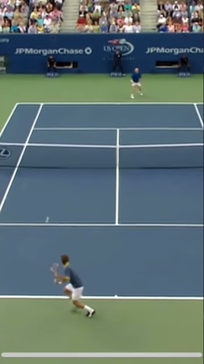 When Federer and Agassi go to War! Crazy Tennis rally!#Agassi #Federer #Toe2Toe💥🎾💣