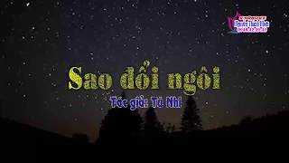 Video thumbnail of "Kraoke SAO ĐỔI NGÔI - SONG CA"