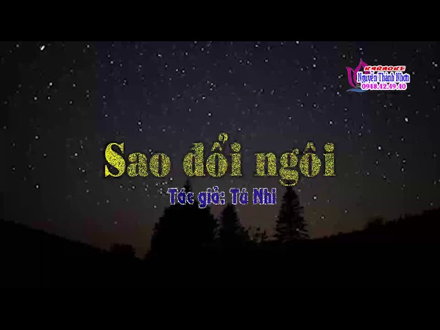 SAO ĐỔI NGÔI - THU UYÊN & NAM HẢI