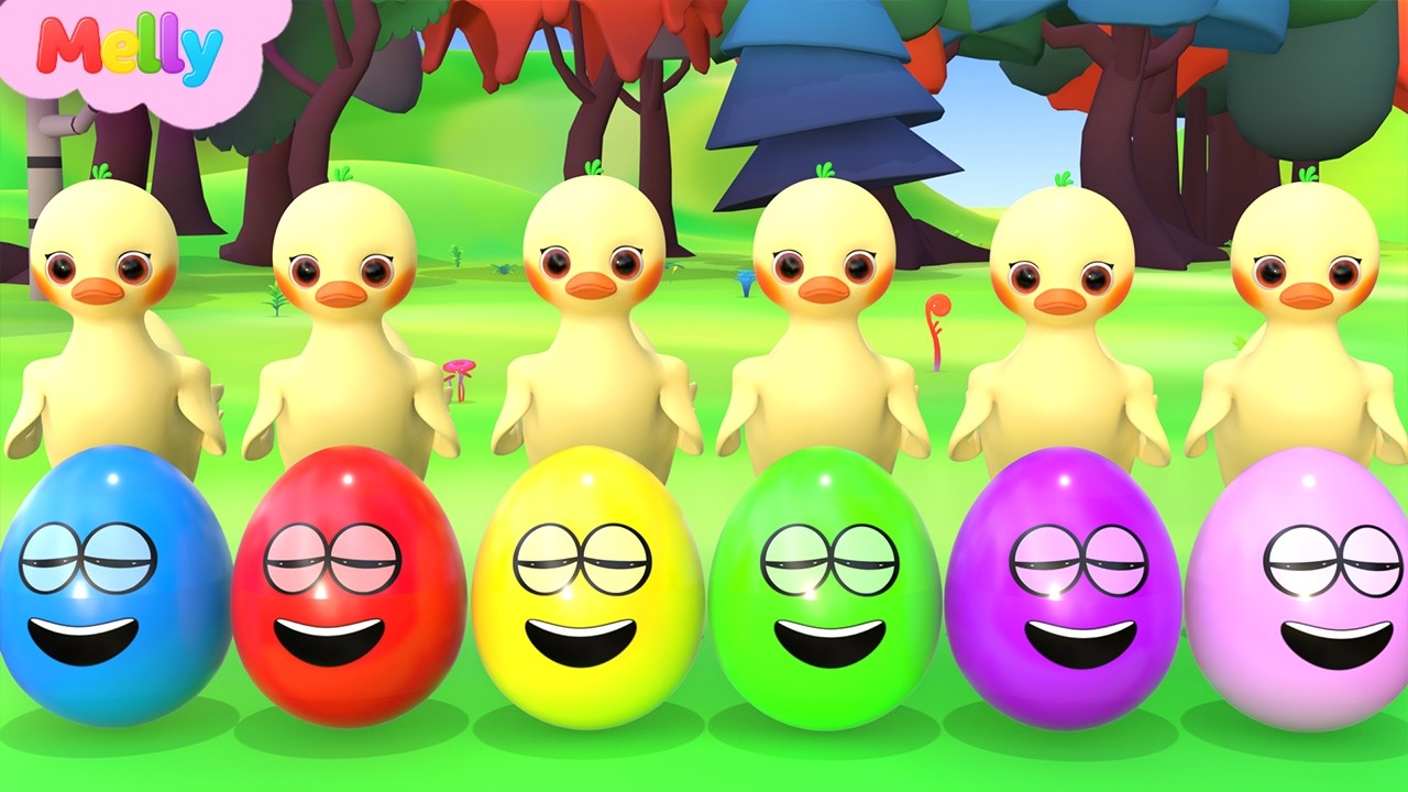 Surprise Eggs Kids Songs | Melly Nursery Rhymes & Kids Songs