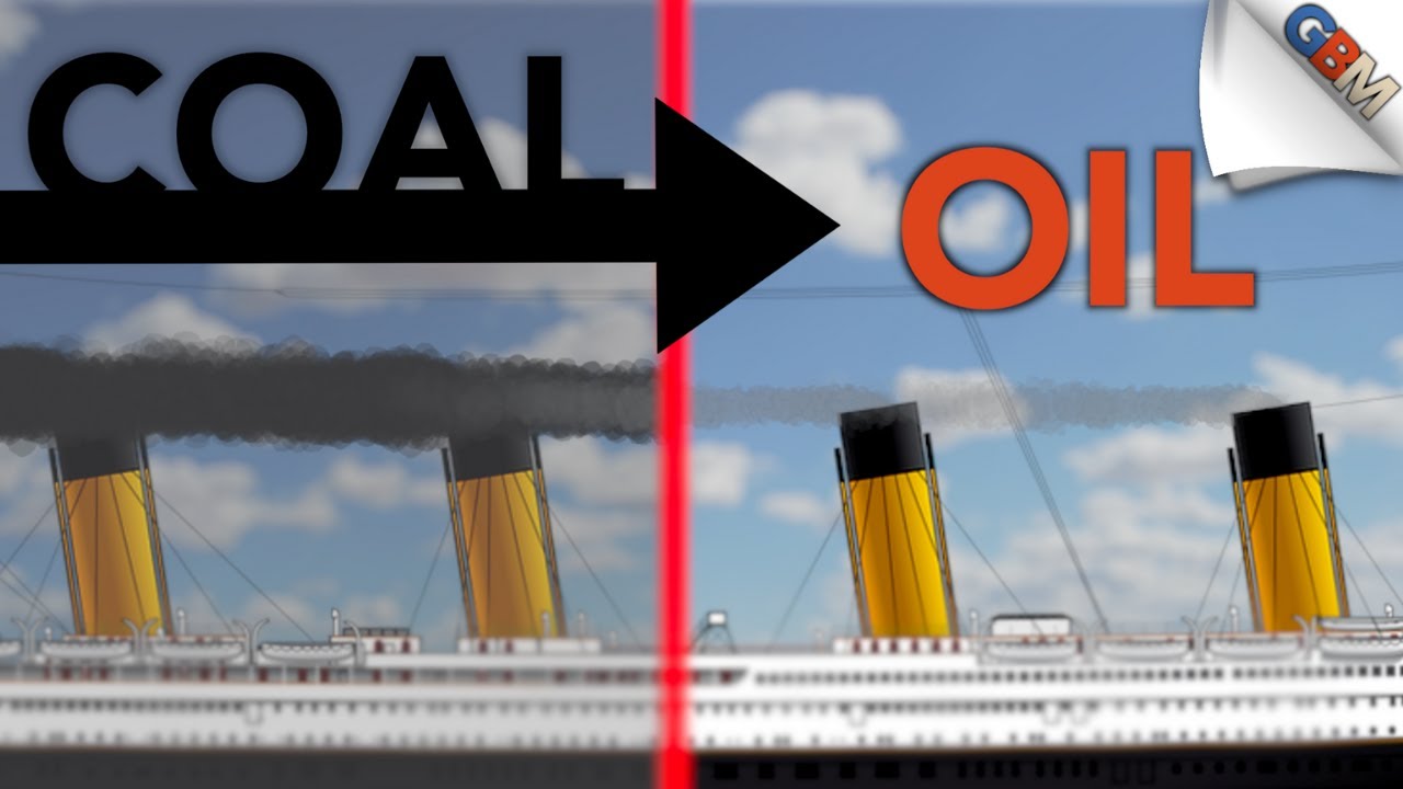 Converting Ocean Liners from Coal to Oil YouTube
