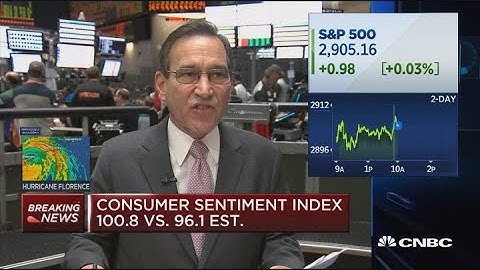 Consumer sentiment index hits 100.8, second highest since March