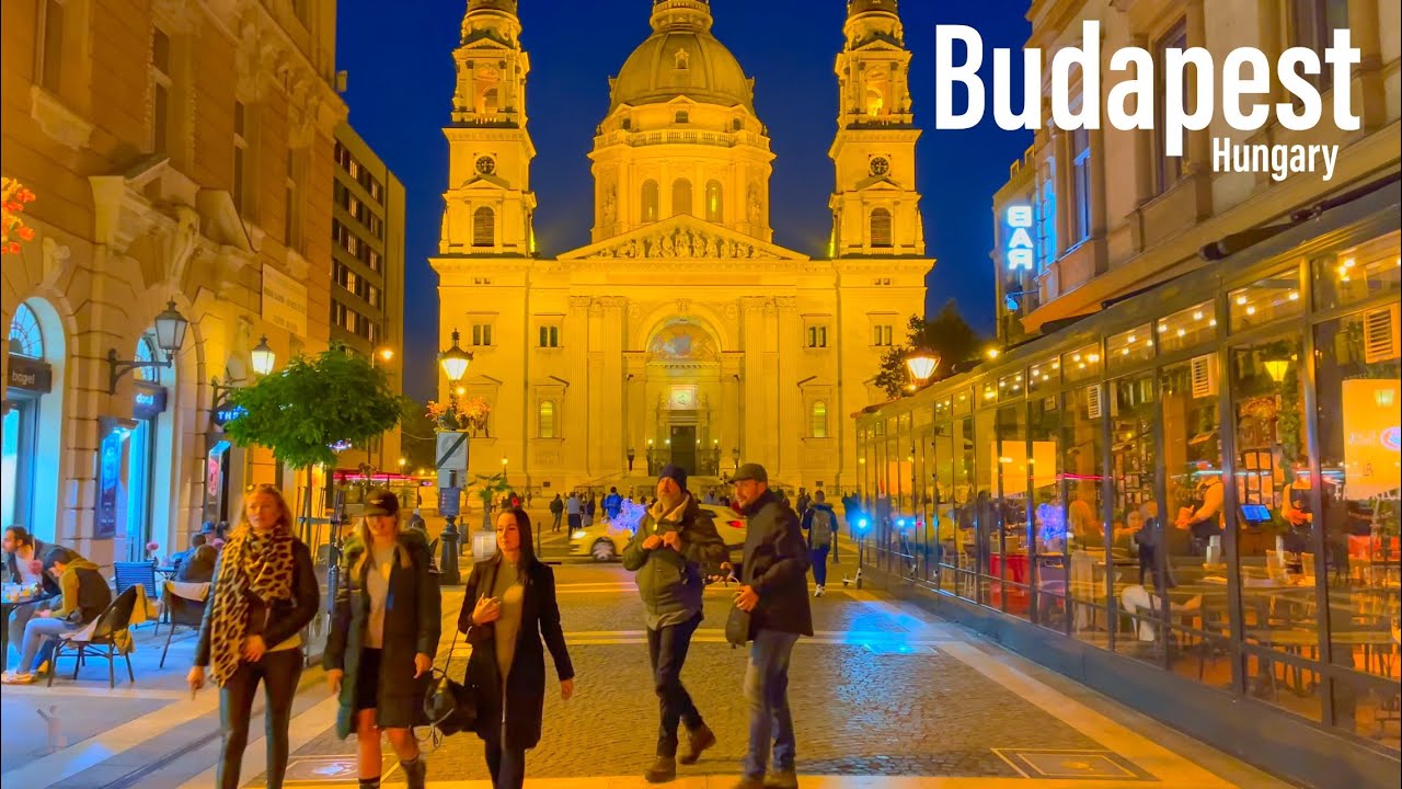 Prague, Tjeckien | Budapest | Vinterpromenad i Staden 4K