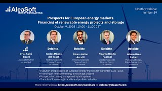 Prospects for European energy markets. Financing of renewable energy projects and storage