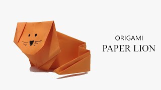 Hvordan Brette En Løve Hvordan Lage Origami Løve Med Papir