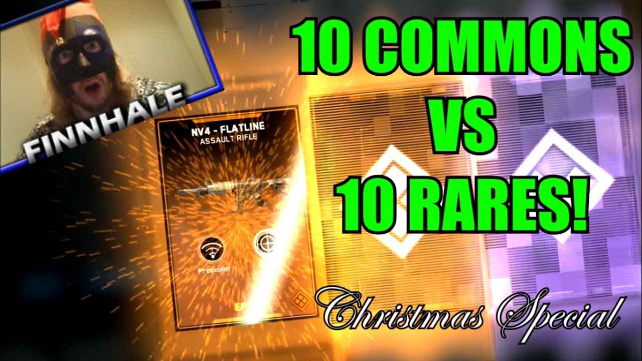 Infinite Warfare - 10 Common Supply Drops vs 10 Rare Supply Drops + Bonus (Christmas special)
