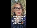 Join author Raven Belasco donating books to her local library