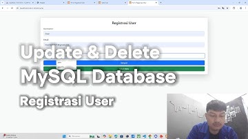 CRUD MySQL PHP – Cara Membuat Update & Delete Data (Lanjutan dari Form Registrasi)