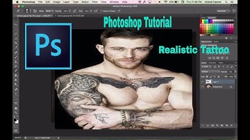 PHOTOSHOP TUTORIAL:HOW TO ADD REALISTIC TATTOOS TO YOUR BODY | TUTORIAL 6