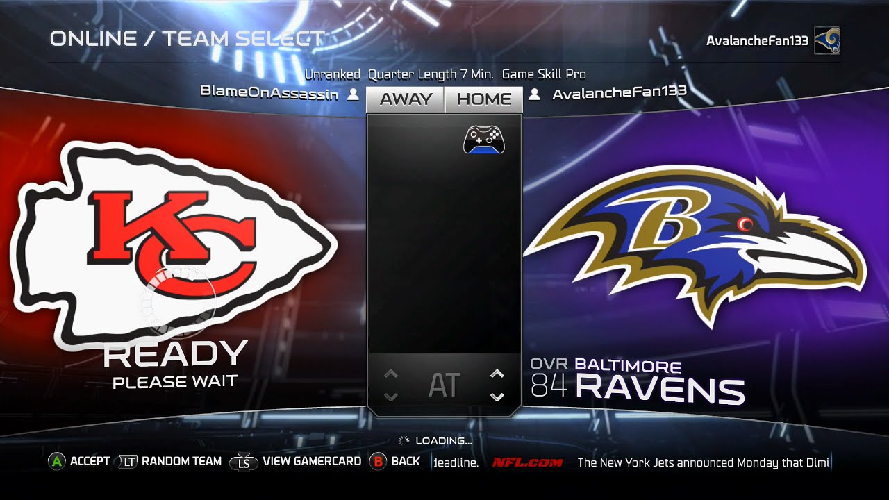 Madden 15 - Head To Head - VS BlameOnAssassin