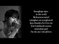Bts jin  epiphany lyrics