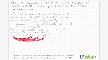 Surds Example 3 Leaving Cert Higher Level Maths