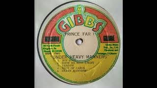 Prince Far I - Deck Of Cards - Joe Gibbs LP Under Heavy Manners 1977 Satta Massagana Riddim