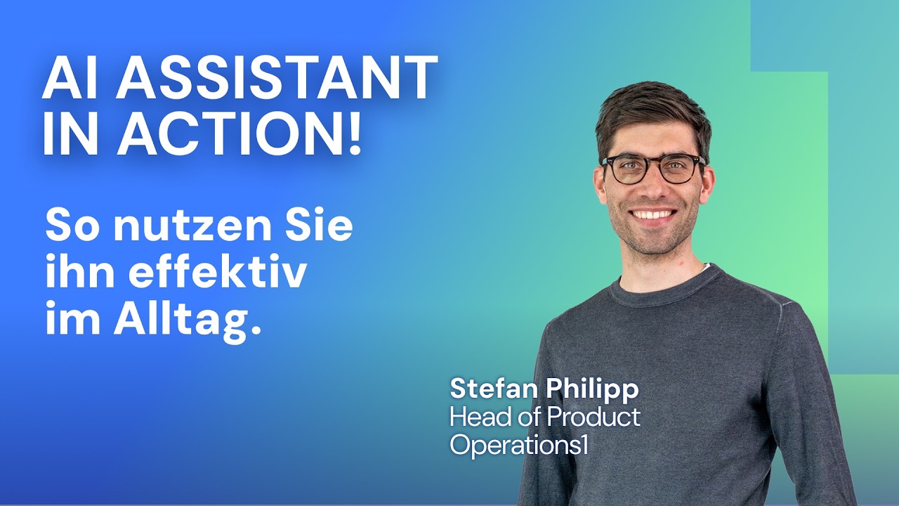 Shopfloor-Wissen mit dem Operations1 AI Assistant aktivieren (Webinar Aufzeichnung)