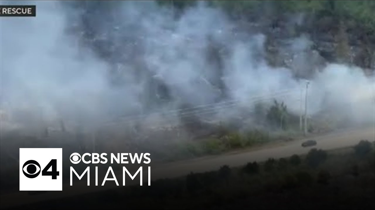 Card Sound Road, 18-Mile Stretch reopen as brush fire battle