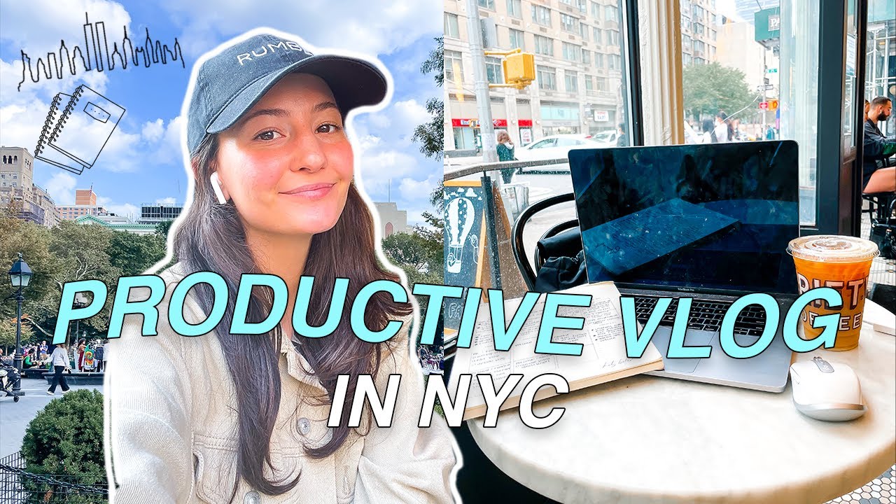 PRODUCTIVE DAY IN MY LIFE IN NYC | work day in nyc & how I use time ...