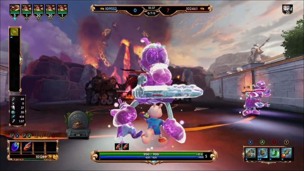 Smite Rocko Danzaburo petrification 