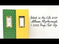 Week In The Life 2021 Album Flipthrough + Plans/Set-Up for WITL 2022 Ali Edwards Community Project