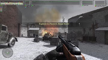 Call of Duty 2 ·· Linux Gameplay using Wine Gallium Nine