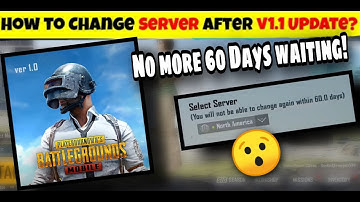 HOW TO CHANGE SERVER IN PUBG MOBILE BEFORE 60DAYS 🔥 FIX SERVER LOCK FOR 60 DAYS 🔥 CHANGE SERVER