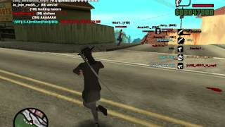 SAMP | UIF | Nikky using no reload + aimbot [Busted]