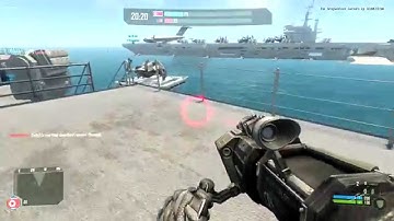 Crysis Wars gameplay maxed graphics 1440p - PART 46 (Session 7) - Seekampf Special custom map