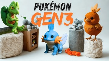 Gen 3 Starter Evolution Showcase!