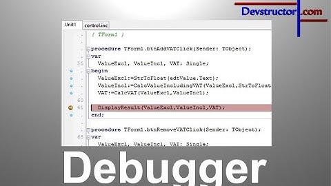Lazarus Tutorial #11 - Using the debugger