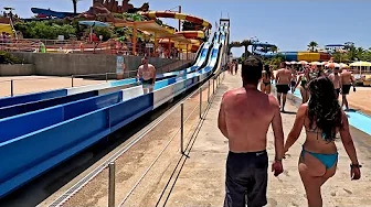 Kamikaze Waterslide at Slide & Splash Waterpark in Algarve Portugal