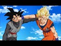 Goku fights against goku black in the present timeline goku and future trunks fight eng dub