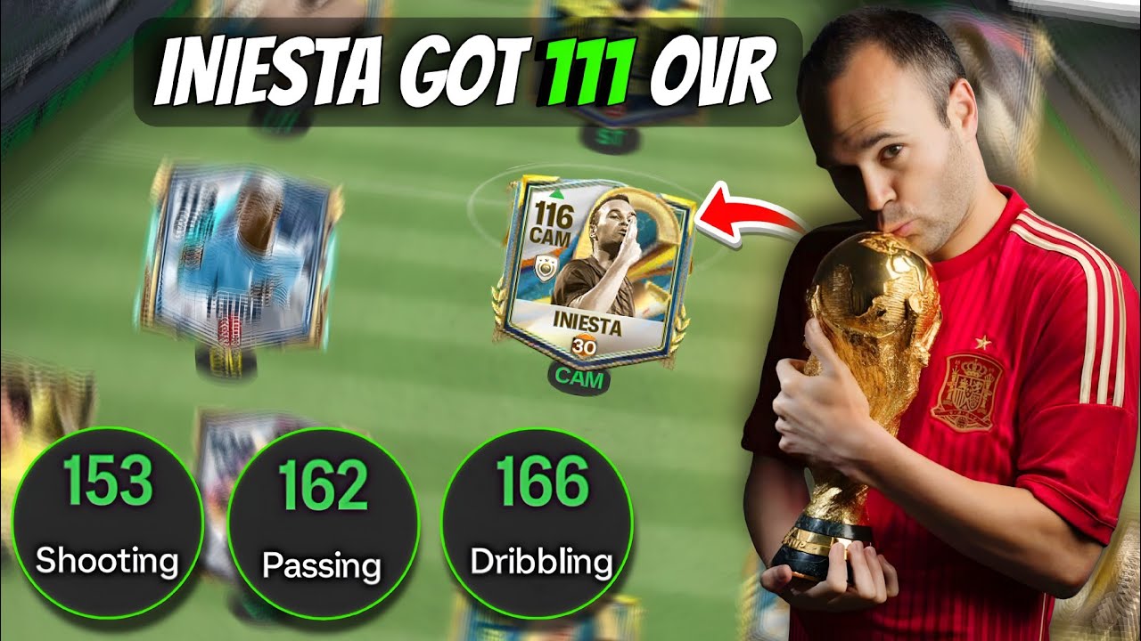 Обзор 111 Иньесты – Маэстро полузащиты в FC Mobile! 🔥