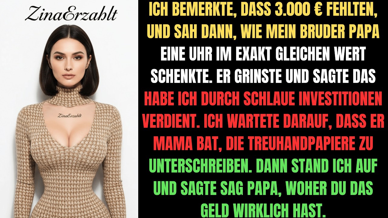 Er stahl mein Geld für Papas Luxusuhr. Meine Rache als Buchhalterin war gnadenlos...