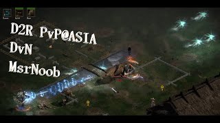 ||D2R Druid vs Nec ft. Phoenix_NEC || DVN日常打架一波[D2R PvP @Asia] [D2R PvP라이브] 20221201