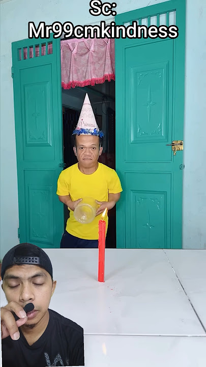 NO NEED TO BLOW THE CANDLES ⁉️🤩😀 Mr99cmkindness