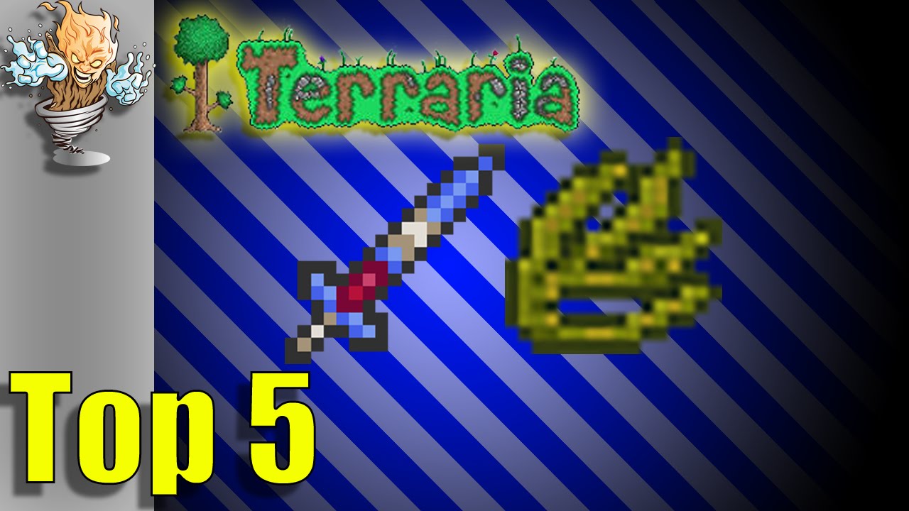 Terraria Rarest Items Terraria Top 5 Rare Items YouTube