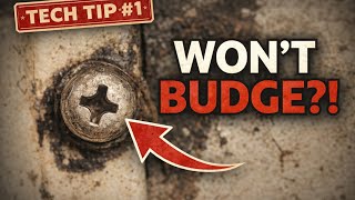 How to Remove Stubborn Screws Without Damage  - Tech Tip #1