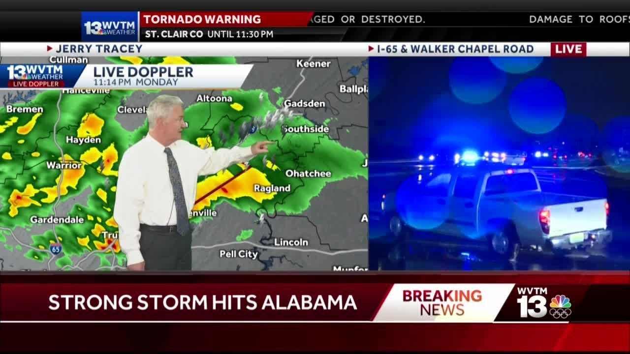 Tornado damage in Jefferson County, Alabama - YouTube