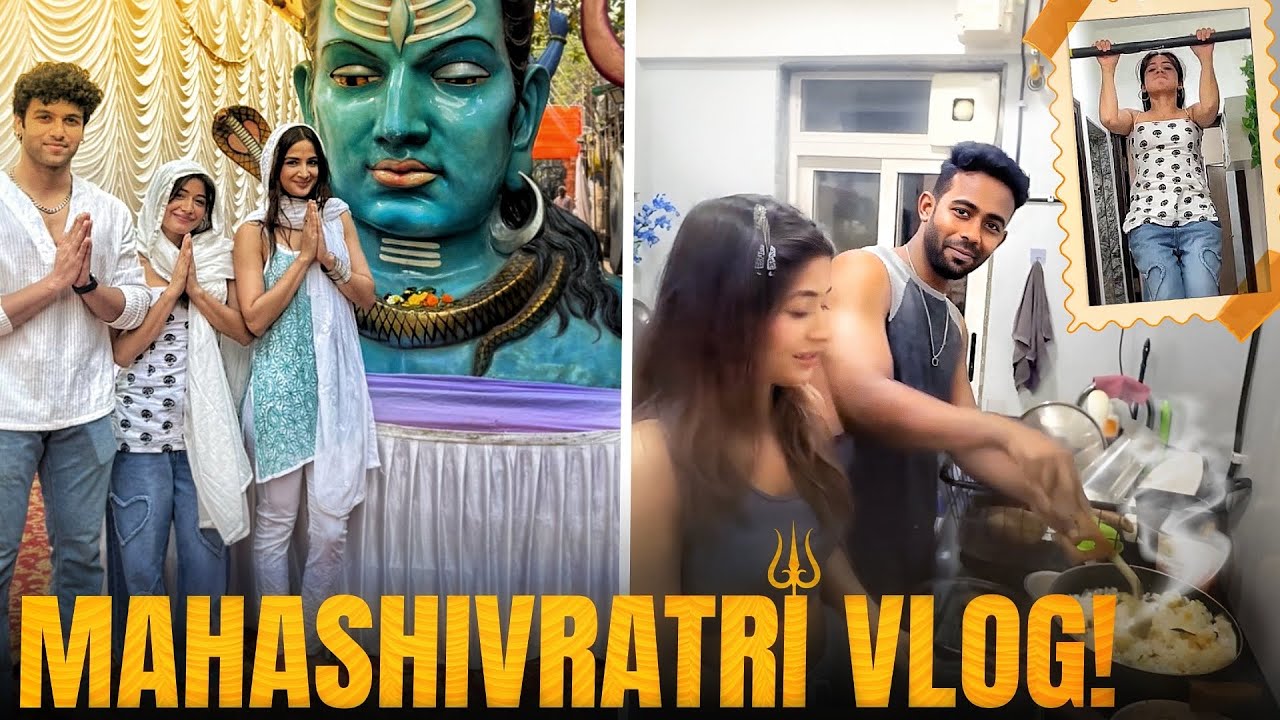 Justin aur maine rakha mahashivratri ka vrat | Game night and cooking for our friends