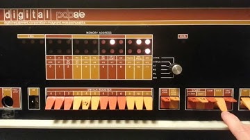 PDP-8/E Demo - Fast K.I.T.T. Scanner