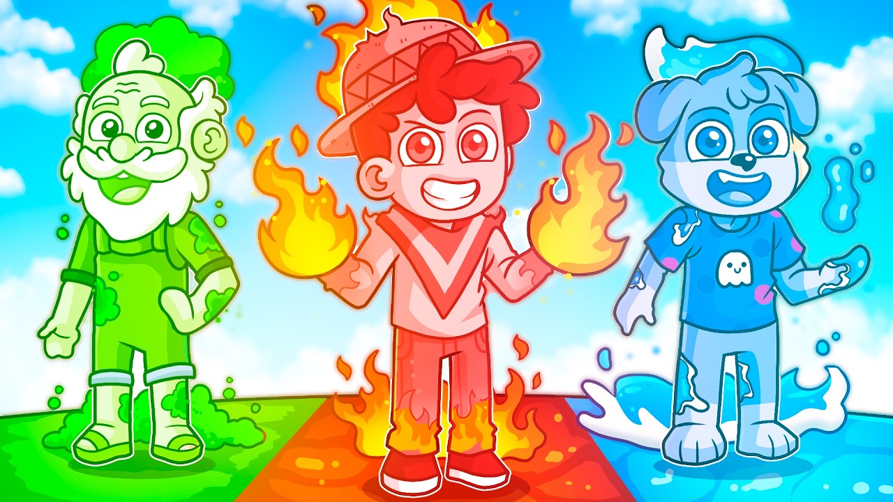 ¡Minecraft PERO somos ELEMENTALES! 🔥💧🌪️😲 SILVIOGAMER MINECRAFT PERO