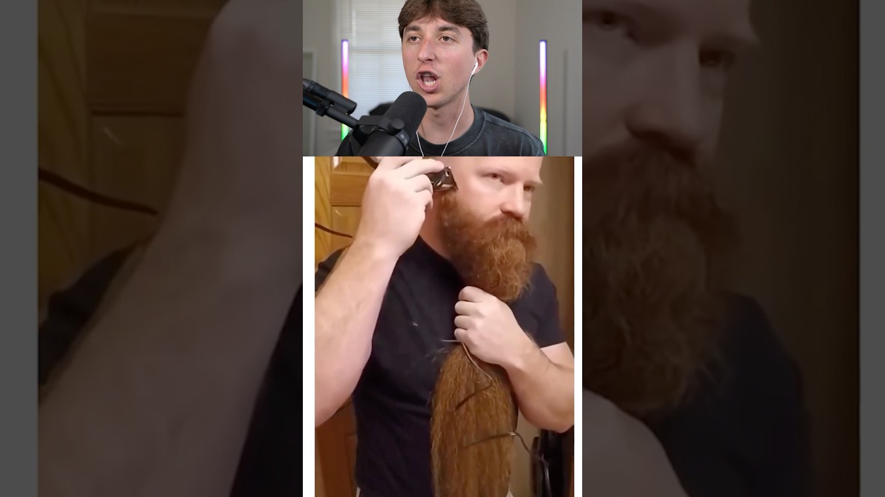 Before And After Beard SHAVE! 😱