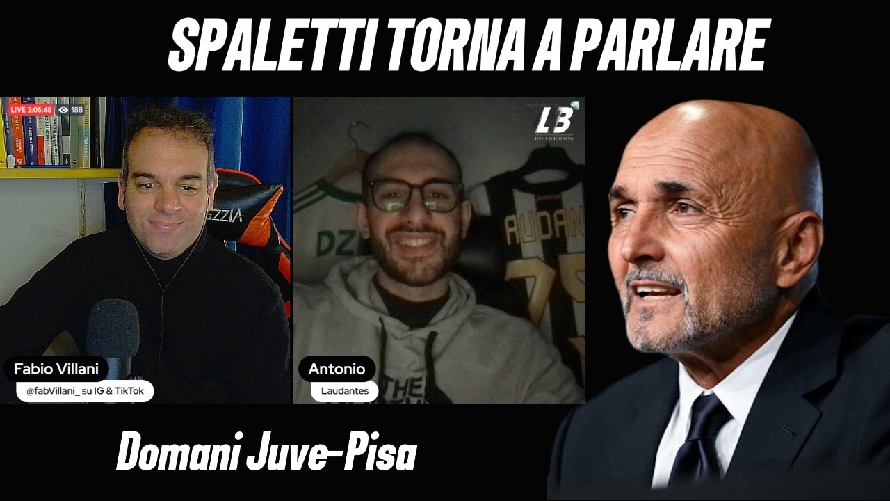 CONFERENZA STAMPA SPALLETTI. Domani c'è JUVENTUS-PISA!