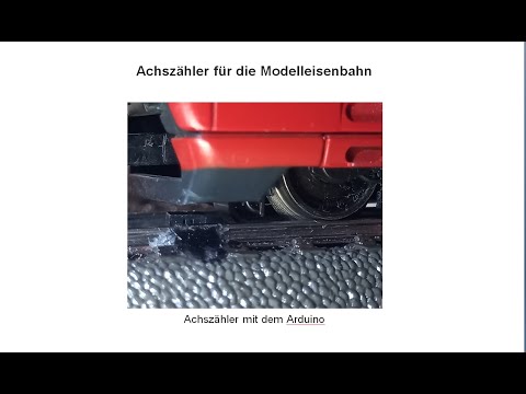 21 Modellbahn Achszähler