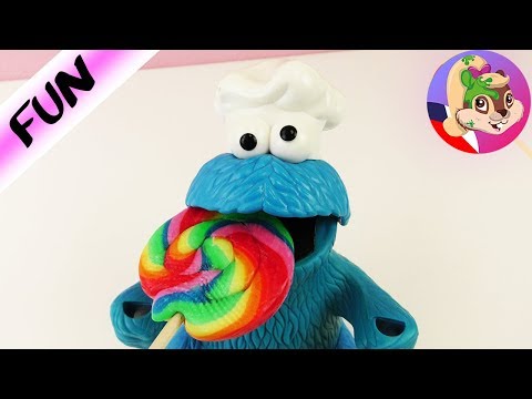 Příšerka a obří lízátko | Cookie Monster a jeho sladkosti | Ukázka