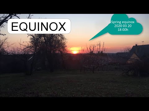 SPRING EQUINOX 2020 03 20 18 00h - 동영상