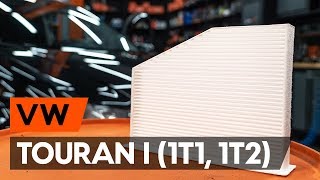 Vizionează tutorialele noastre video și efectuează singur sarcinile curente de mentenanță ale VW TOURAN (1T1, 1T2)